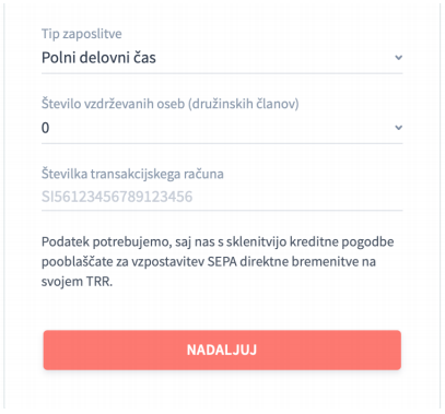 Finančni podatki