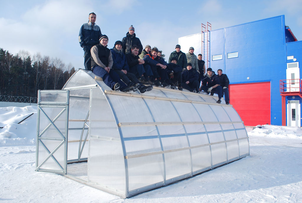 Rastlinjak Strelka3 - trdnost konstrukcije