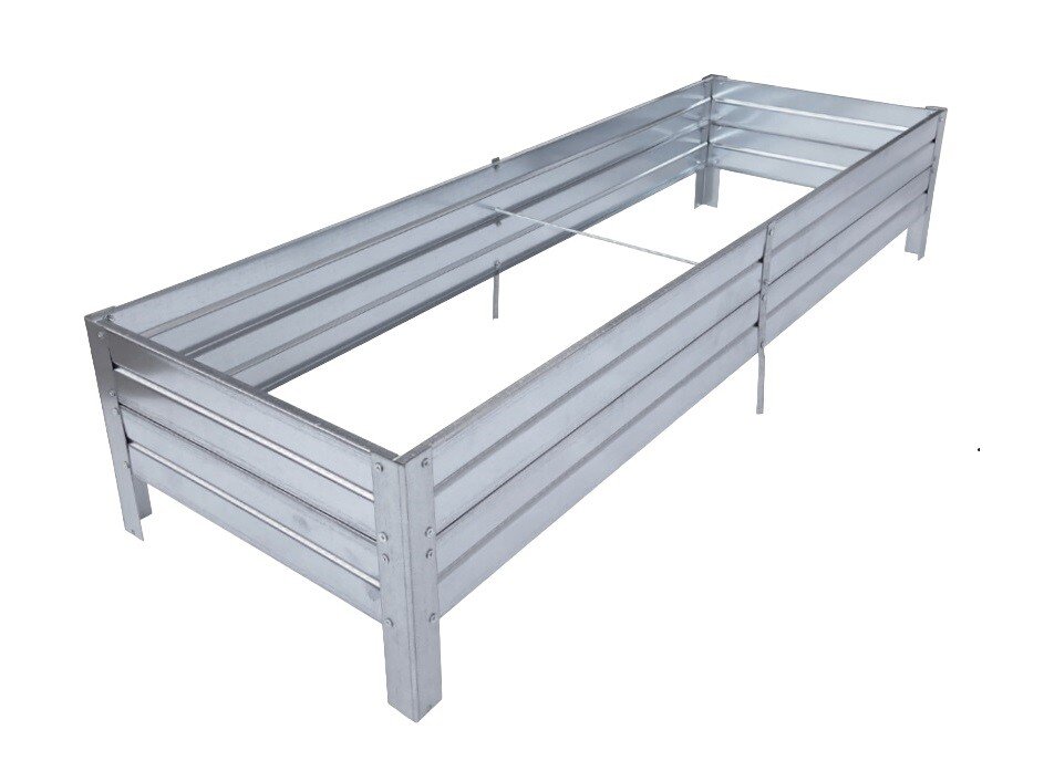 Dvignjena gredica kovinska Klasika Garden, pocinkana slika 9