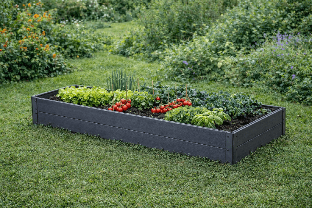 Dvignjena gredica plastična Klasika Woodlook slika 4