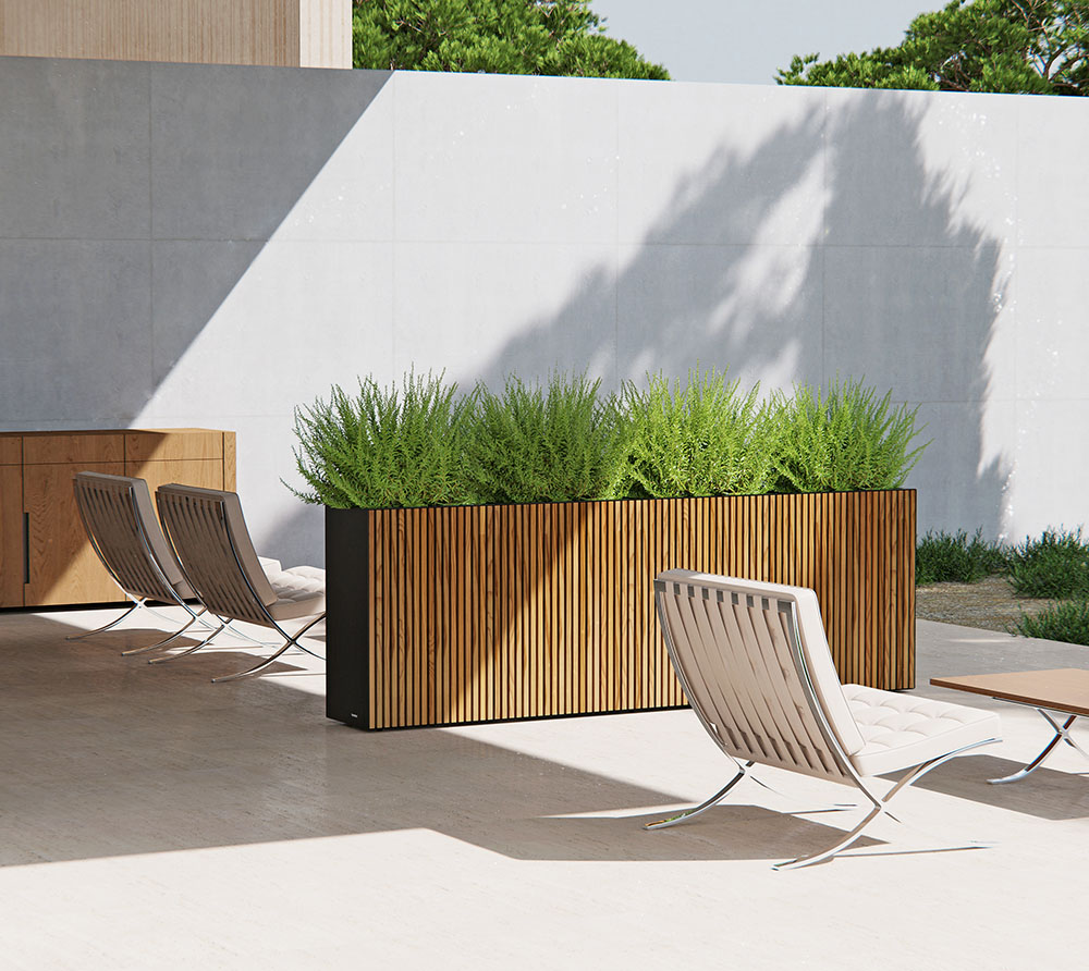Herstera Garden kovinski cvetlični lonec Deco Divider XL 4