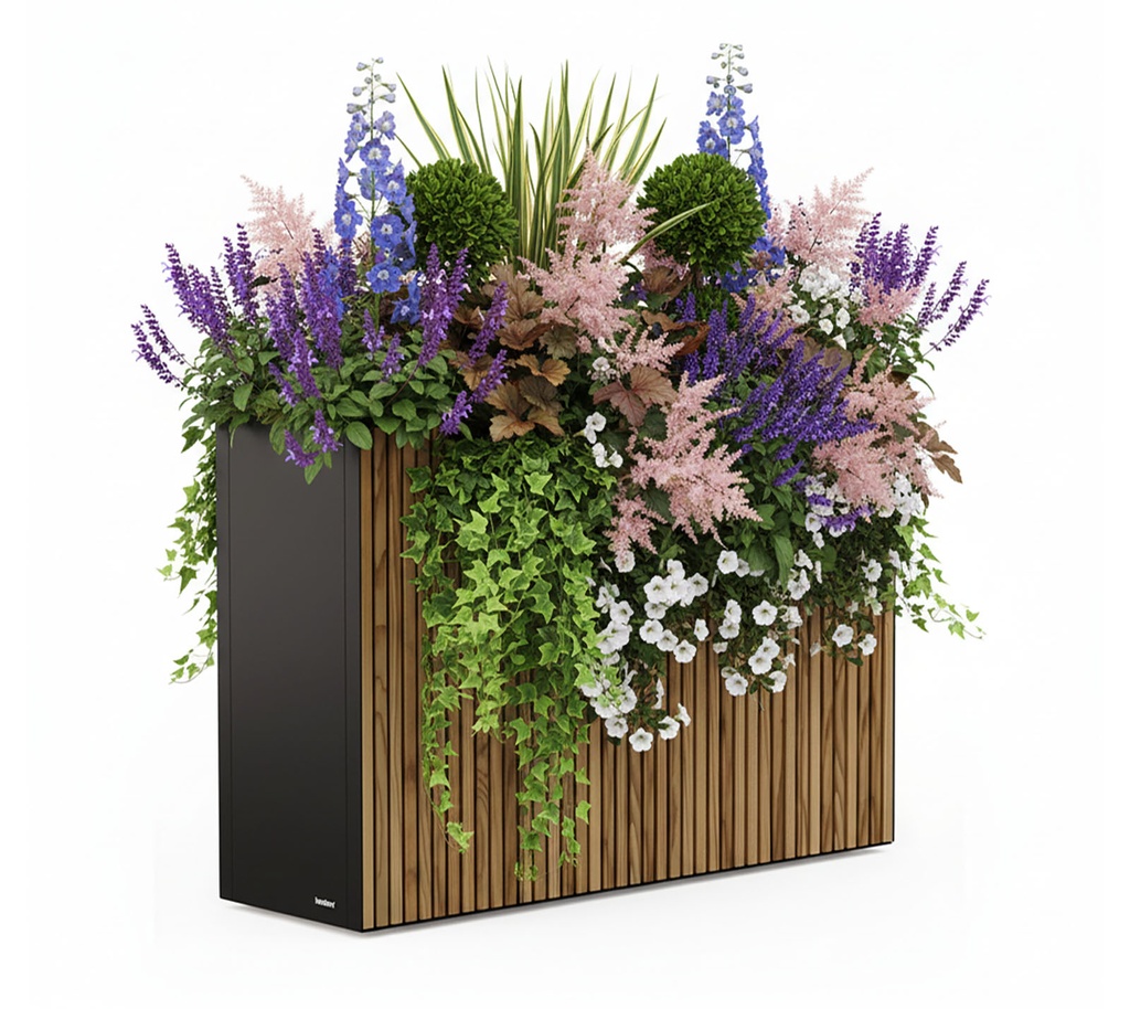 Herstera Garden kovinski cvetlični lonec Deco Divider XL 6