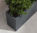 Herstera Garden kovinski cvetlični lonec Cube 30 4