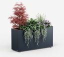 Herstera Garden kovinski cvetlični lonec Cube 30 5