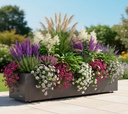 Herstera Garden balkonski kovinski cvetlični lonec Cube 3