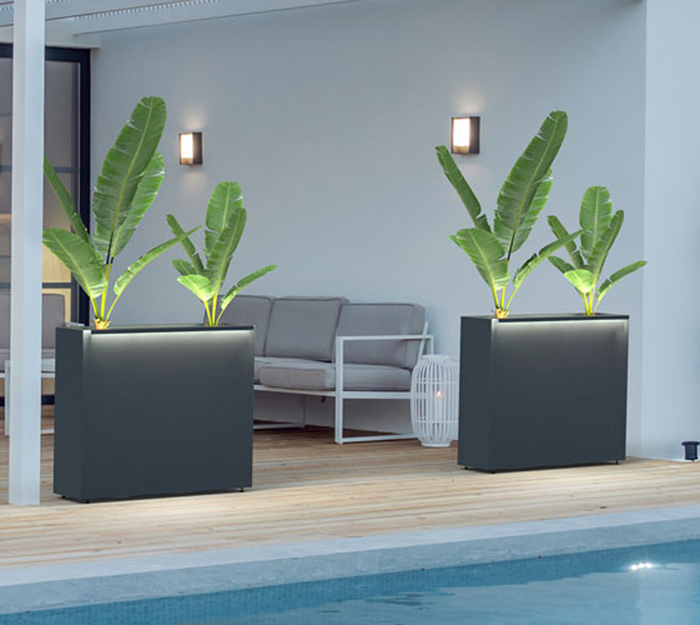 Herstera Garden kovinski cvetlični lonec Cube Divider 2