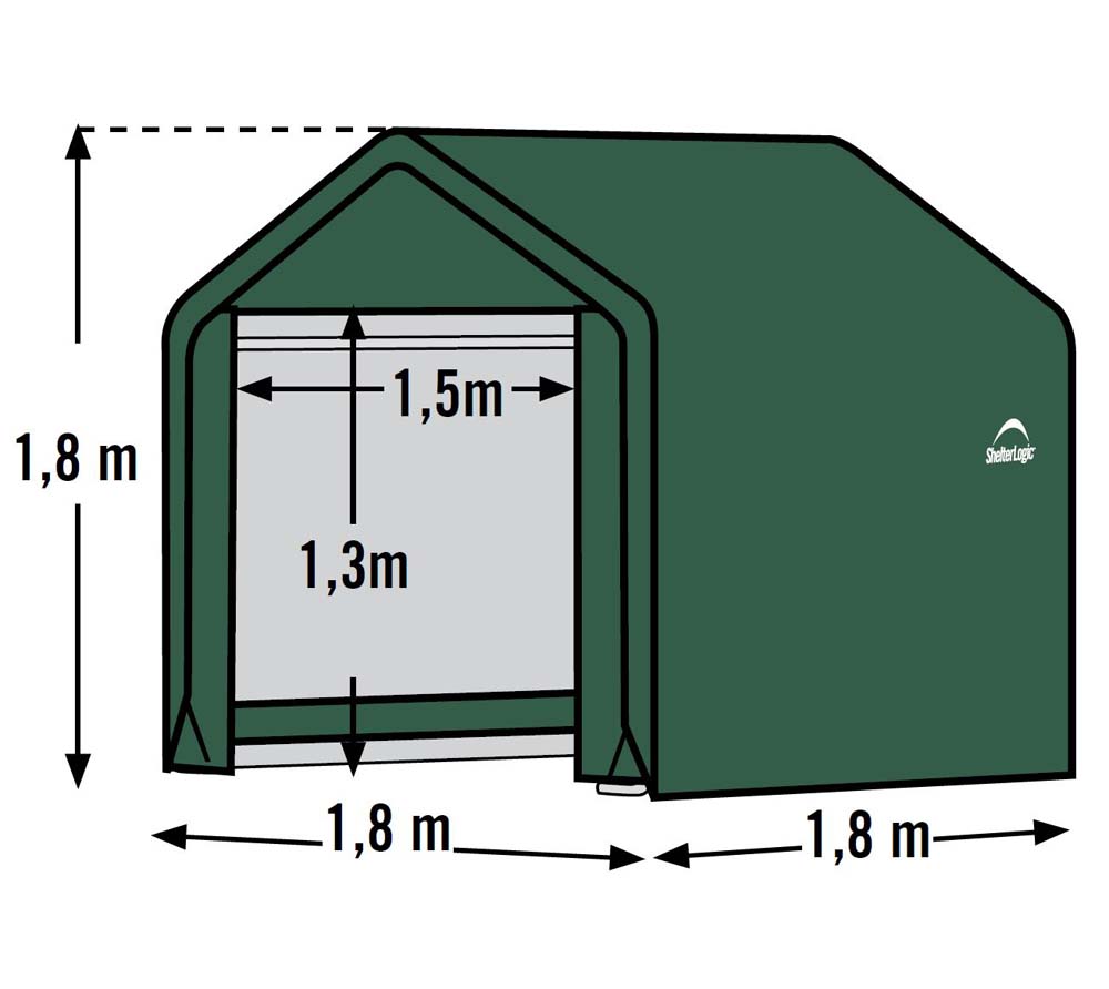 ShelterLogic šotorska garaža 180x180x180 cm 7
