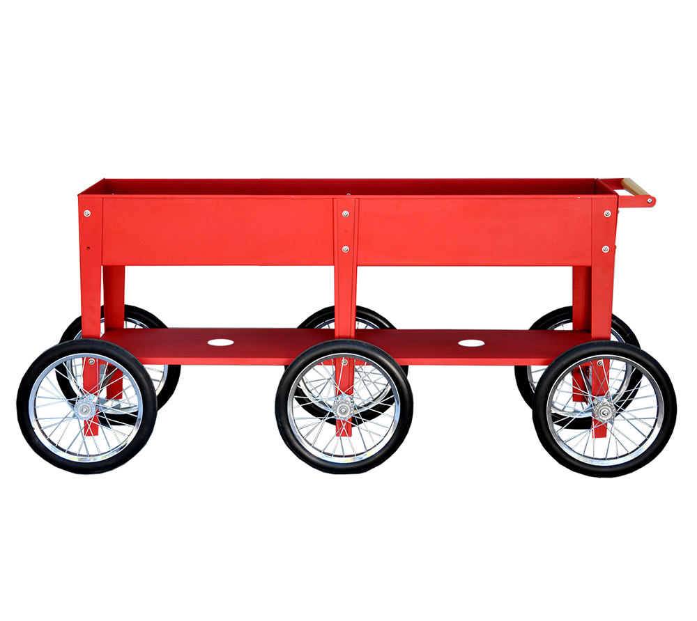 Herstera Garden kovinska visoka greda na kolesih Wheels 3