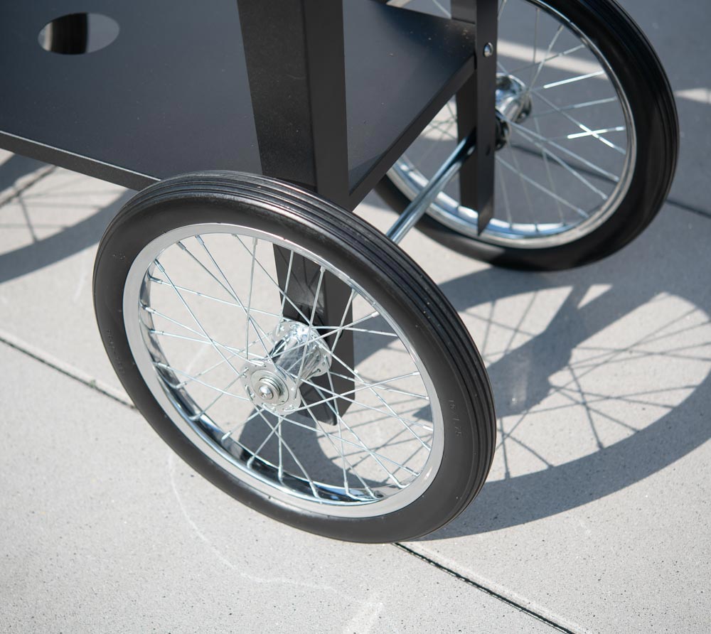 Herstera Garden kovinska visoka greda na kolesih Wheels 11