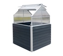 Westmann kovinska visoka greda z mini rastlinjakom Store & Grow 6