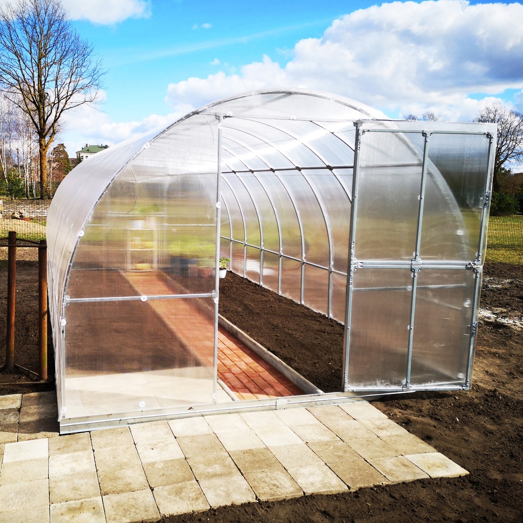 Greenhouse Alfa (3 x 10 x 2,10m, brez, 4 mm)