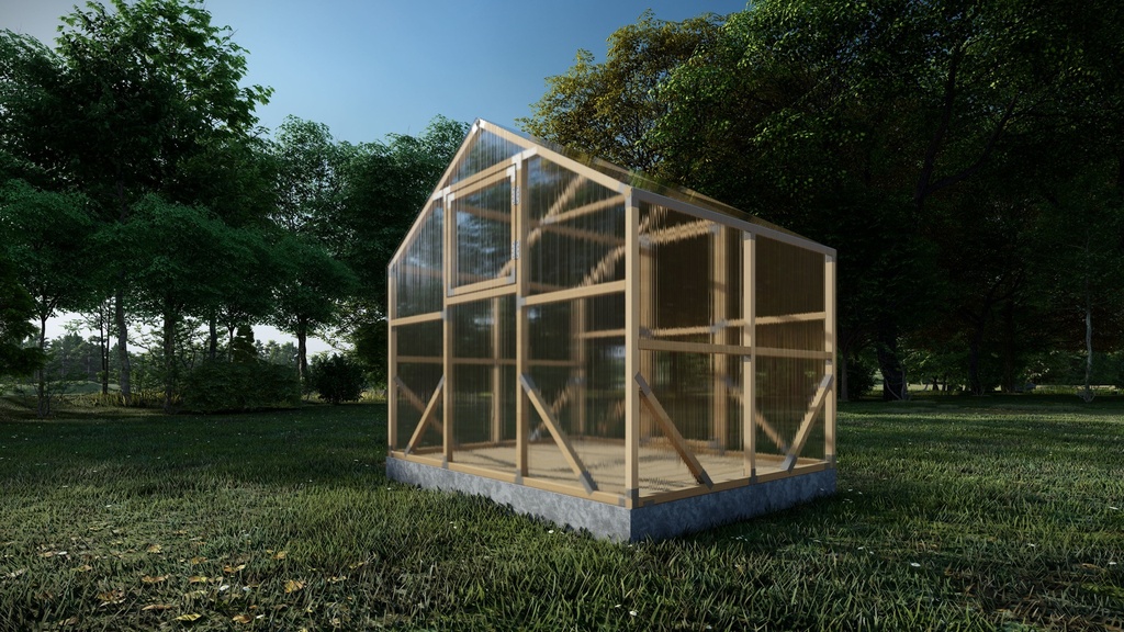 Greenhouse Biosan (2,60 x 2 x 2,3m)