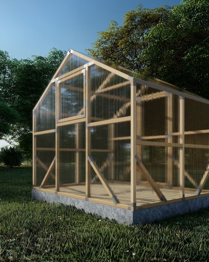 Greenhouse Biosan (2,60 x 2 x 2,3m)