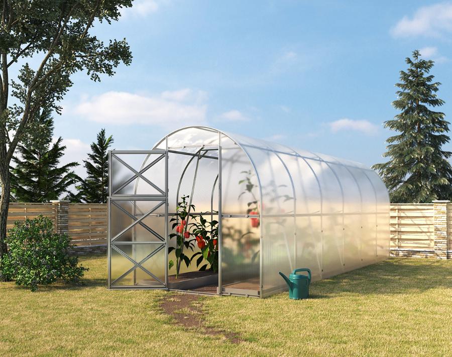 Rastlinjak Dvuška (4 x 2 x 2,2m, 4 mm)