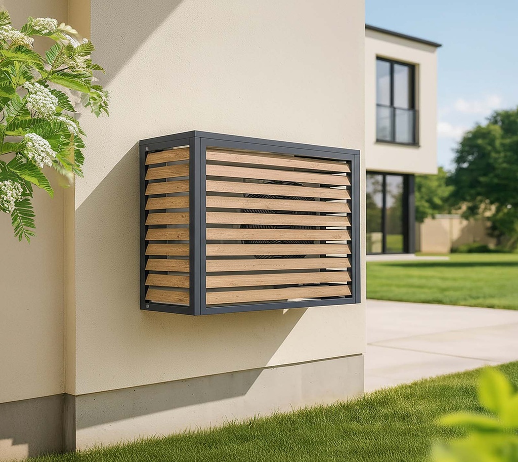 [WMHHPS100CW] Westmann ohišje za toplotno črpalko Boxa (S (100x56 cm), Imitacija lesa)