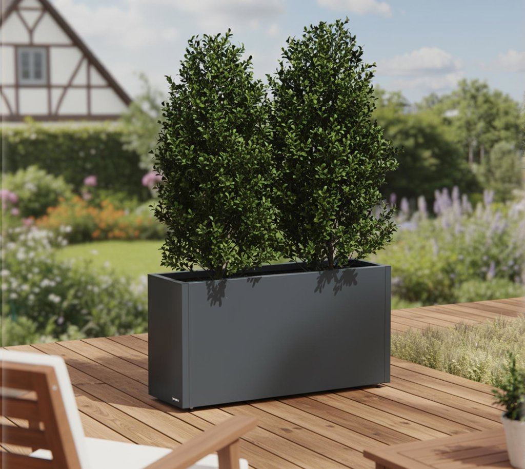 [HG08972803] Herstera Garden kovinski cvetlični lonec Cube 30 (M (100x30x50 cm))