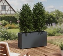 Herstera Garden kovinski cvetlični lonec Cube 30