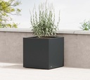 Herstera Garden kovinski cvetlični lonec Cube