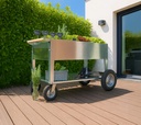 Herstera Garden kovinska visoka greda Swivel